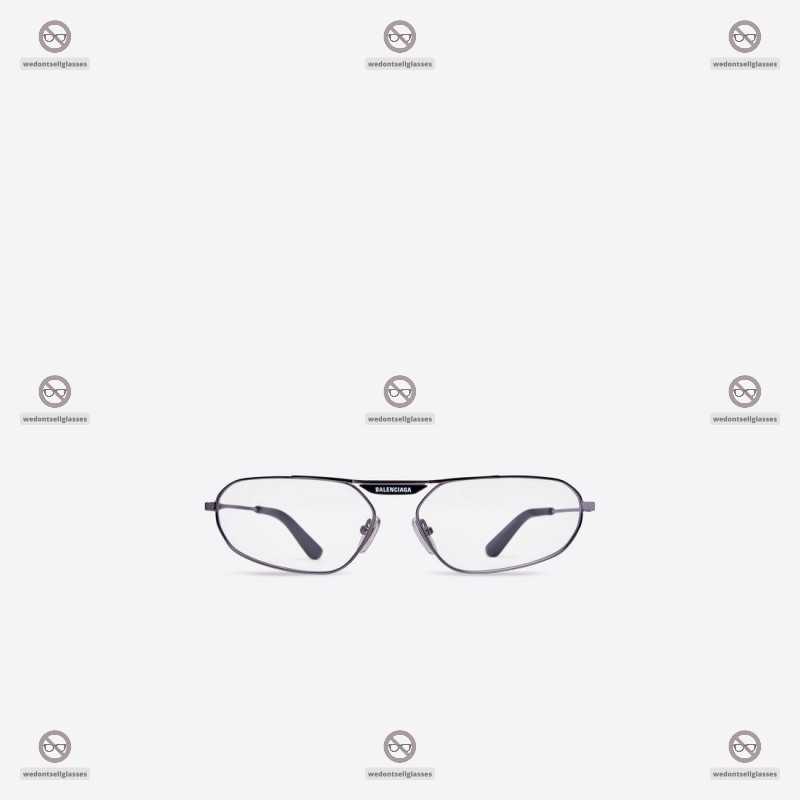 TAG 2.0 OVAL SUNGLASSES IN DARK SILVER